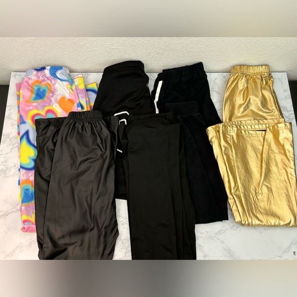 SHEIN Other - Girls Shein Teen Pants Skirt 12-13Y Lot Of 6 Elastic Waist Girls Hearts U1​